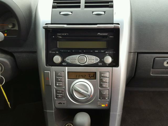 JTKDE177570200970 - 2007 TOYOTA SCION TC BLACK photo 9