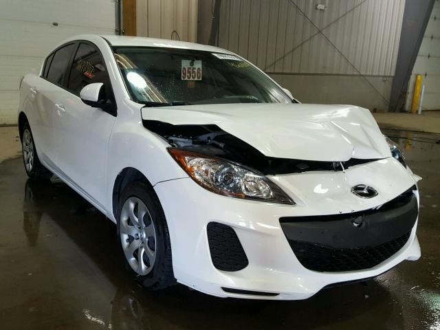 JM1BL1UP5D1849165 - 2013 MAZDA 3 I WHITE photo 1