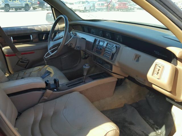 2G4WB54L5P1474431 - 1993 BUICK REGAL CUST BURGUNDY photo 5