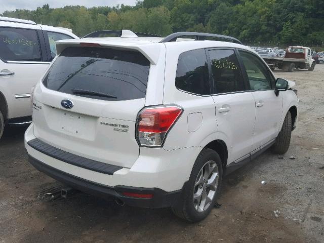 JF2SJAWC1HH542591 - 2017 SUBARU FORESTER 2 WHITE photo 4