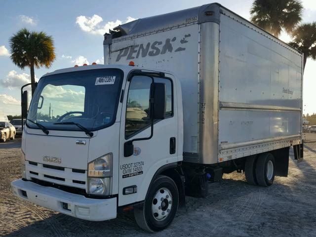 JALC4W167C7000093 - 2012 ISUZU NPR HD WHITE photo 2