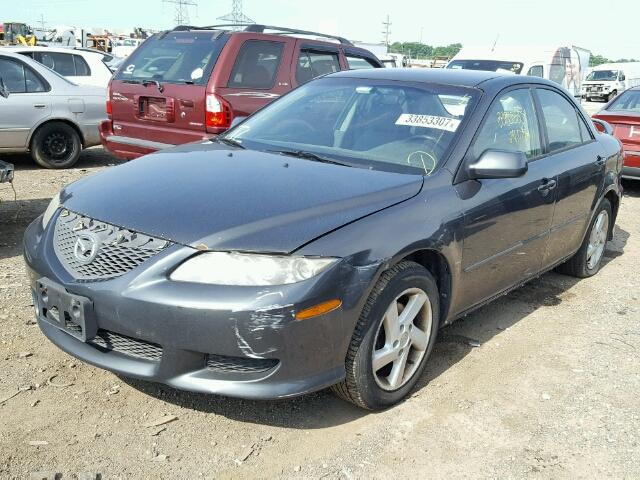 1YVFP80C535M56849 - 2003 MAZDA 6 I GRAY photo 2