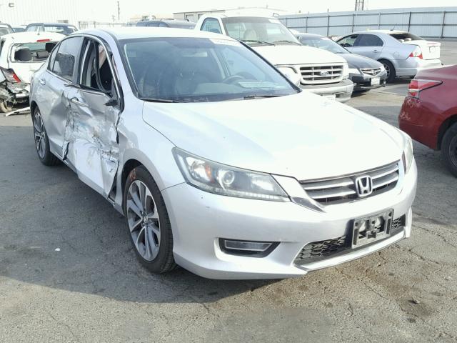 1HGCR2F56DA111848 - 2013 HONDA ACCORD SPO SILVER photo 1