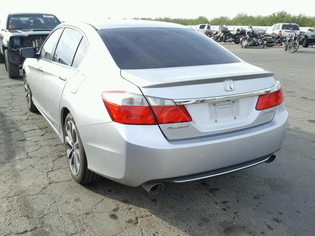 1HGCR2F56DA111848 - 2013 HONDA ACCORD SPO SILVER photo 3