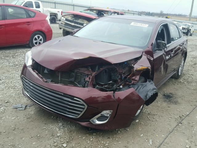 4T1BK1EB1DU037667 - 2013 TOYOTA AVALON BAS MAROON photo 2