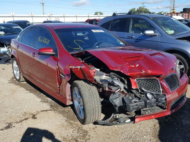 6G2EC57Y89L168879 - 2009 PONTIAC G8 GT RED photo 1