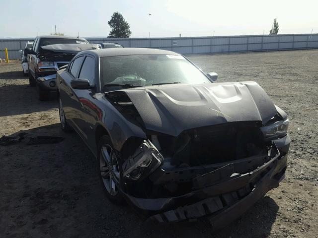 2C3CDXDT1EH283031 - 2014 DODGE CHARGER R/ GRAY photo 1