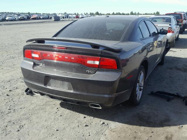 2C3CDXDT1EH283031 - 2014 DODGE CHARGER R/ GRAY photo 4