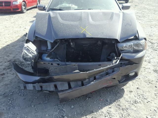 2C3CDXDT1EH283031 - 2014 DODGE CHARGER R/ GRAY photo 9