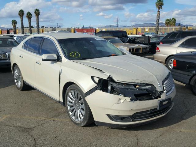 1LNHL9DKXEG612517 - 2014 LINCOLN MKS CREAM photo 1