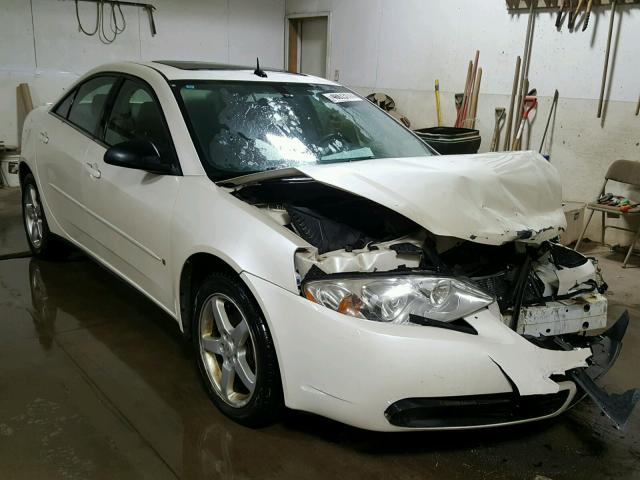 1G2ZG57N784171466 - 2008 PONTIAC G6 BASE WHITE photo 1