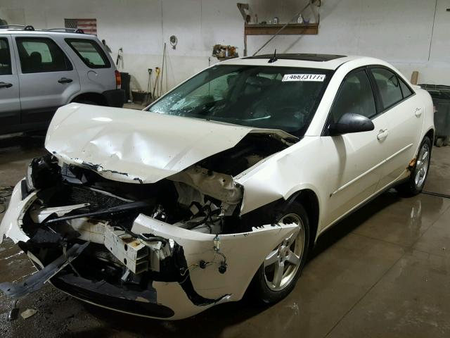 1G2ZG57N784171466 - 2008 PONTIAC G6 BASE WHITE photo 2