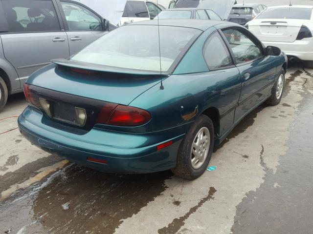 1G2JB1240V7502353 - 1997 PONTIAC SUNFIRE SE GREEN photo 4