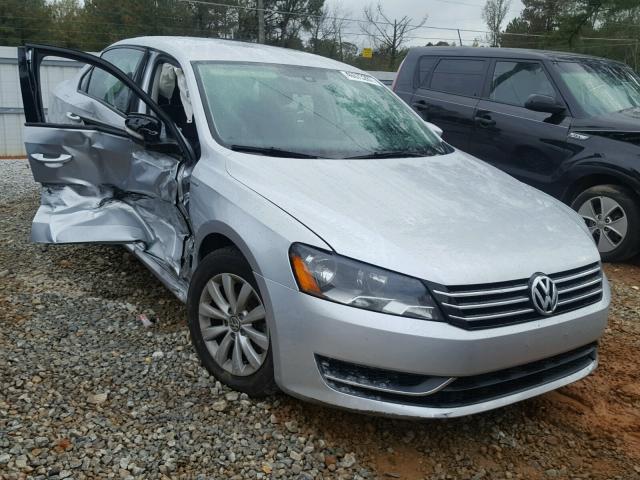 1VWAT7A39FC002136 - 2015 VOLKSWAGEN PASSAT S SILVER photo 1