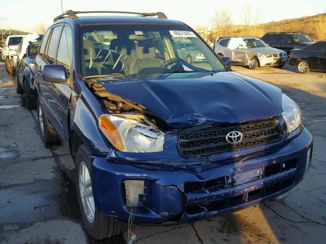 JTEGH20V630093704 - 2003 TOYOTA RAV4 BLUE photo 1