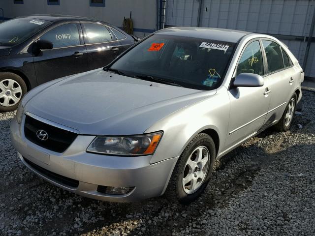 5NPEU46F46H033057 - 2006 HYUNDAI SONATA GLS SILVER photo 2