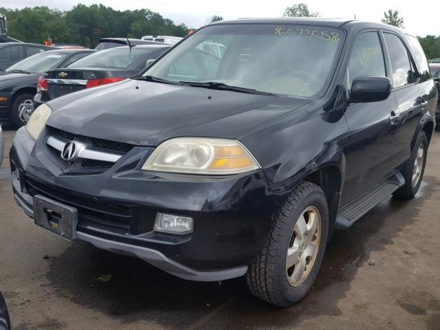 2HNYD18214H539693 - 2004 ACURA MDX BLACK photo 2