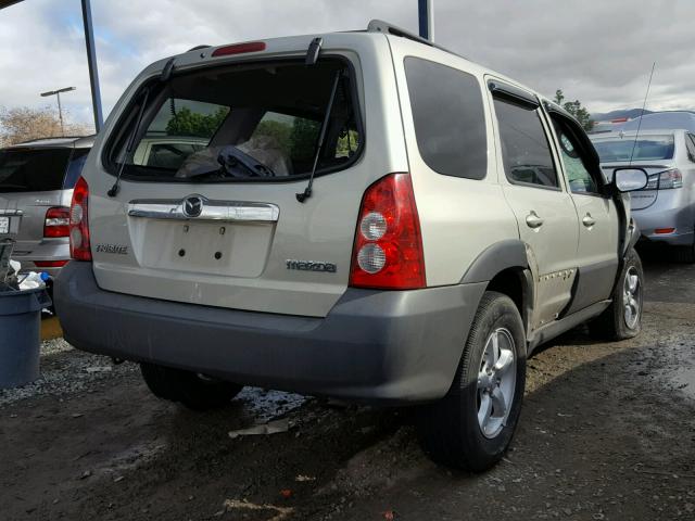 4F2YZ02Z65KM17705 - 2005 MAZDA TRIBUTE I SILVER photo 4