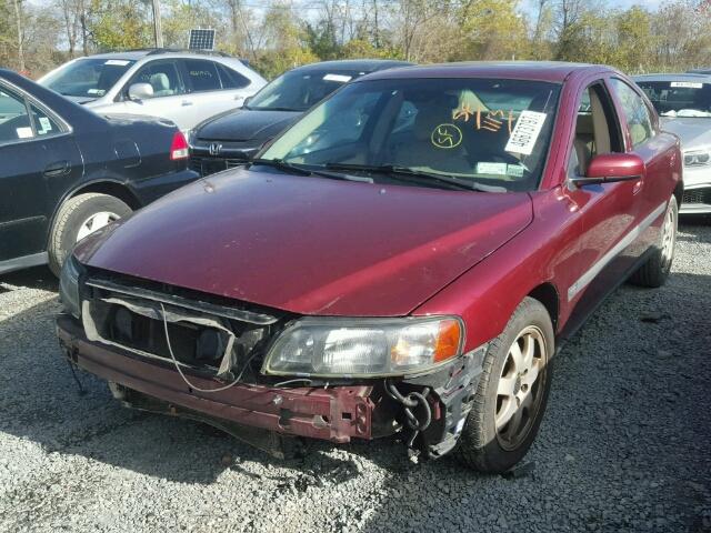 YV1RH59H642380780 - 2004 VOLVO S60 2.5T RED photo 2