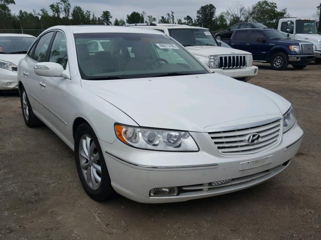 KMHFC46F97A230110 - 2007 HYUNDAI AZERA SE WHITE photo 1