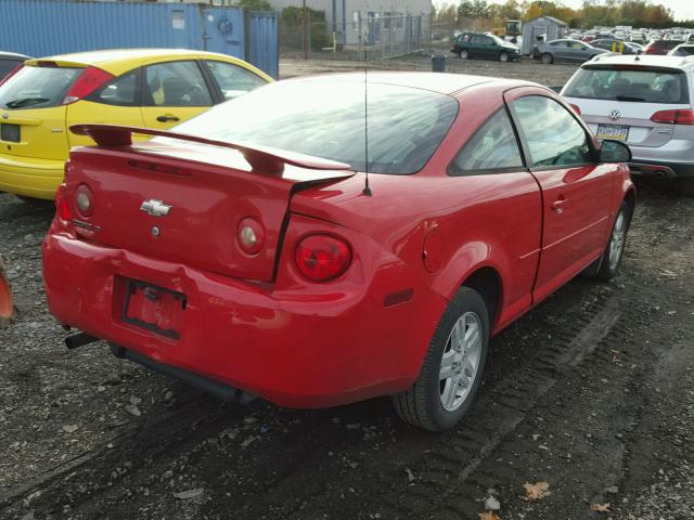 1G1AL18F467827454 - 2006 CHEVROLET COBALT LT RED photo 4