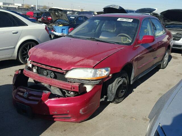 JHMCG56742C002019 - 2002 HONDA ACCORD RED photo 2