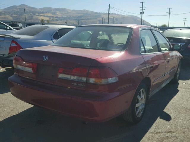 JHMCG56742C002019 - 2002 HONDA ACCORD RED photo 4