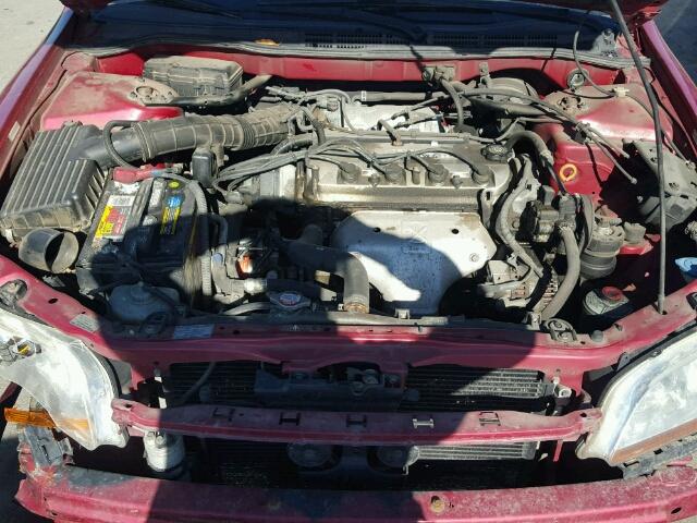 JHMCG56742C002019 - 2002 HONDA ACCORD RED photo 7