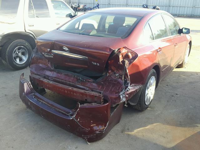 1N4AL2AP3CC194390 - 2012 NISSAN ALTIMA BAS BURGUNDY photo 4