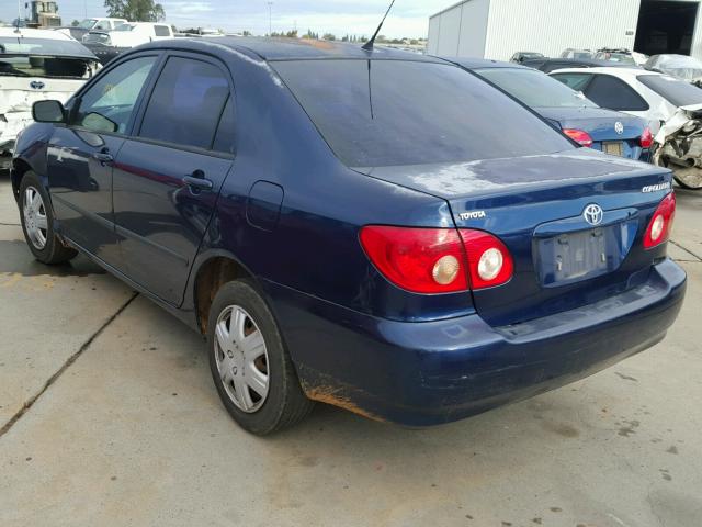 1NXBR32E88Z034535 - 2008 TOYOTA COROLLA CE BLUE photo 3