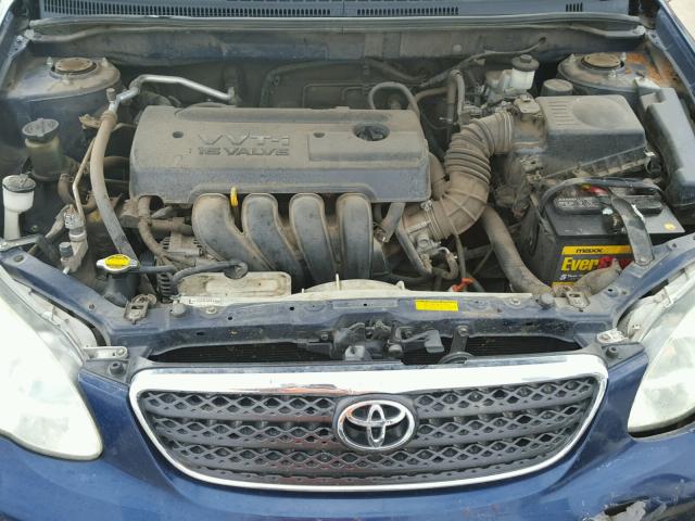 1NXBR32E88Z034535 - 2008 TOYOTA COROLLA CE BLUE photo 7