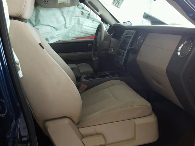 1FMFK15517LA53907 - 2007 FORD EXPEDITION BLUE photo 5