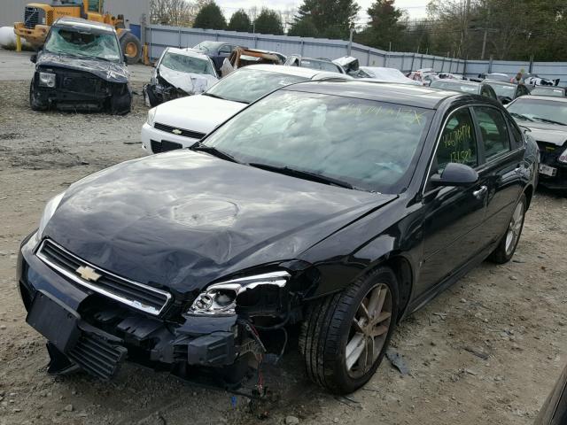 2G1WU57M391195770 - 2009 CHEVROLET IMPALA LTZ BLACK photo 2