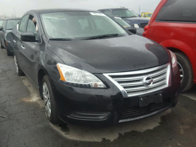 3N1AB7AP0FY212627 - 2015 NISSAN SENTRA S BLACK photo 1