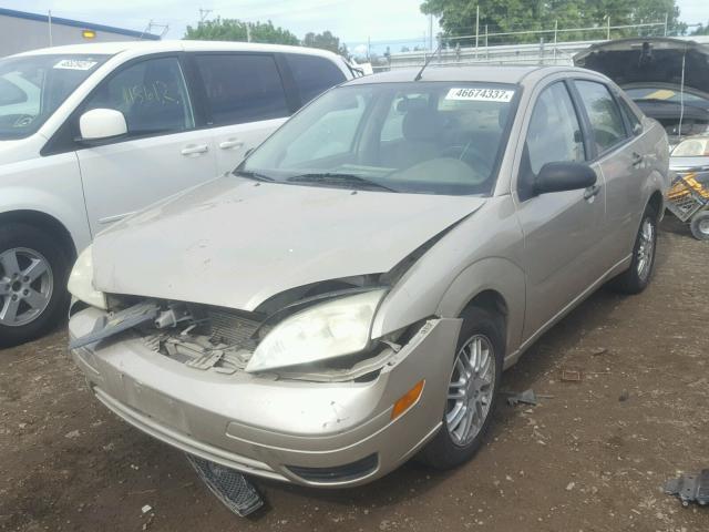 1FAFP34N16W126862 - 2006 FORD FOCUS ZX4 BEIGE photo 2