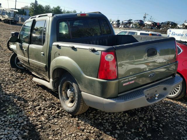 1FMZU77E82UA96795 - 2002 FORD EXPLORER S GREEN photo 3