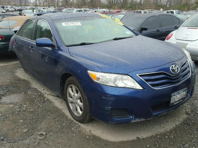 4T4BF3EK2BR108331 - 2011 TOYOTA CAMRY BASE BLUE photo 1