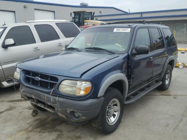 1FMDU62X6YZB31102 - 2000 FORD EXPLORER X BLUE photo 2