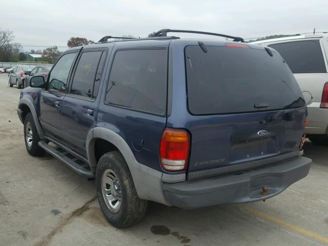 1FMDU62X6YZB31102 - 2000 FORD EXPLORER X BLUE photo 3