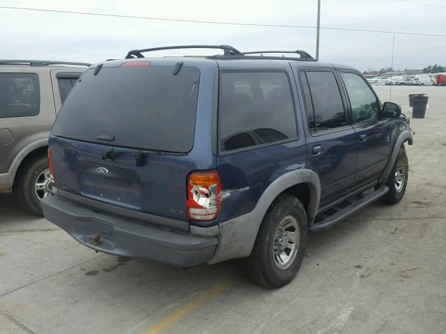 1FMDU62X6YZB31102 - 2000 FORD EXPLORER X BLUE photo 4