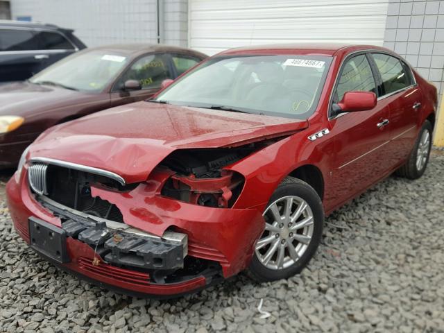 1G4HP57M69U104398 - 2009 BUICK LUCERNE CX RED photo 2