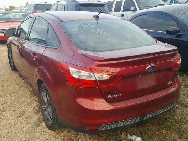 1FADP3F22EL161338 - 2014 FORD FOCUS SE MAROON photo 4