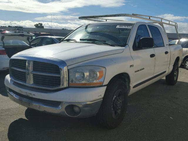 3D7KR19DX6G202784 - 2006 DODGE RAM 1500 WHITE photo 2