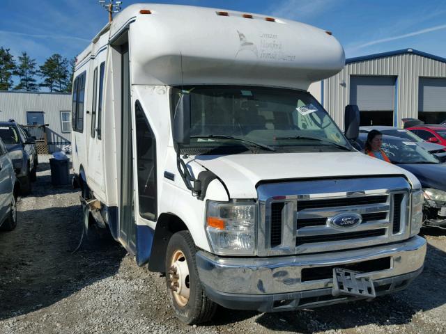 1FDEE3FP2ADA32449 - 2010 FORD ECONOLINE WHITE photo 1