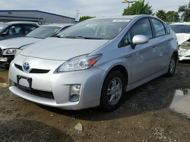 JTDKN3DU3A0084941 - 2010 TOYOTA PRIUS SILVER photo 2