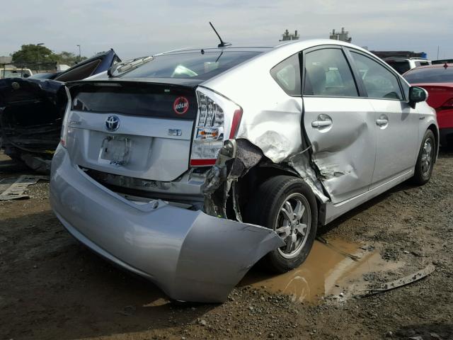 JTDKN3DU3A0084941 - 2010 TOYOTA PRIUS SILVER photo 4