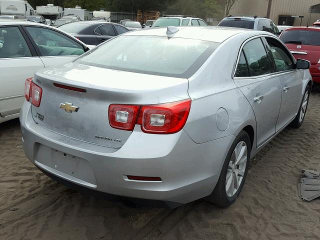 1G11F5SL2FU123929 - 2015 CHEVROLET MALIBU LTZ 银色 照片 4