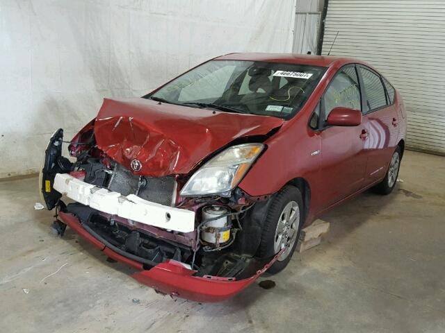 JTDKB20U267504986 - 2006 TOYOTA PRIUS RED photo 2