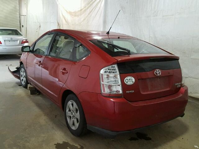 JTDKB20U267504986 - 2006 TOYOTA PRIUS 红色 照片 3