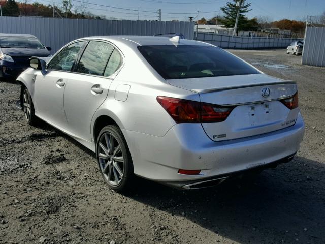 JTHCE1BL1FA009268 - 2015 LEXUS GS 350 SILVER photo 3